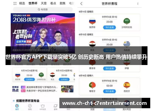 世界杯官方APP下载量突破5亿 创历史新高 用户热情持续攀升